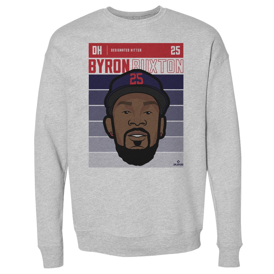 500 LEVEL Byron Buxton 3/4 Sleeve Raglan T-Shirt - Minnesota Twins Baseball Fan Shirt