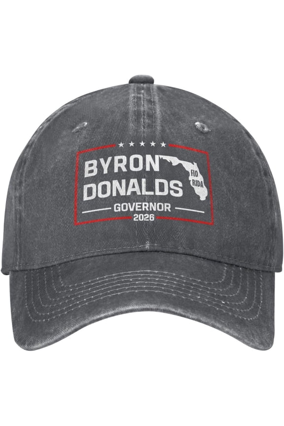 Byron-Donald's 2026 hat Donalds for Florida Governor Republican Denim Cap