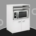 Byron Microwave with Storage and Upper Pull Out Shelf 2 Door