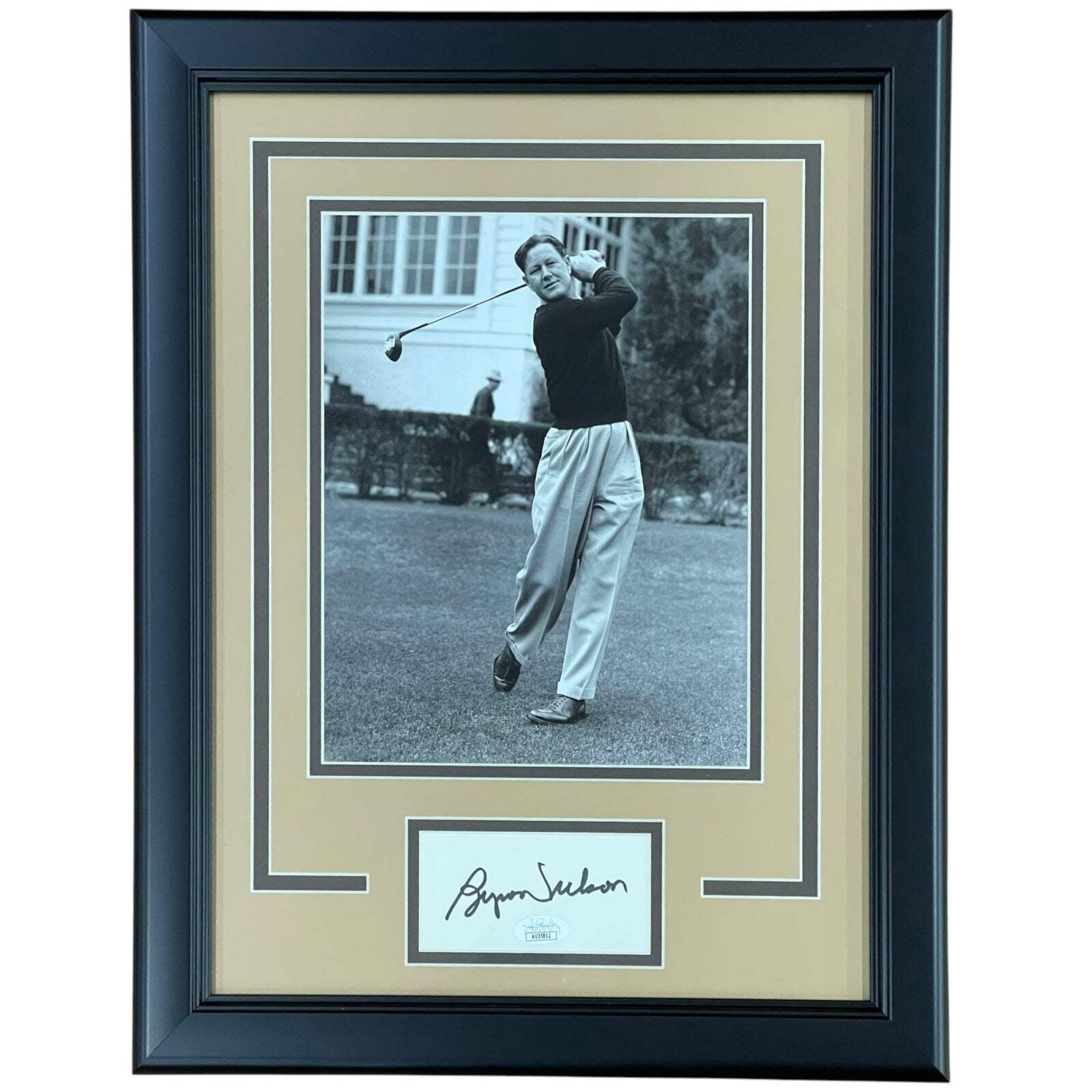 Byron Nelson Autographed Golf Action 