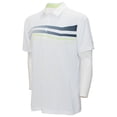 thumbnail image 1 of Byron Nelson Golf Men's DriWay Striped Polo Shirt,  Large Crimson/White -, 1 of 2