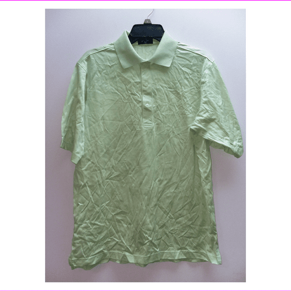 Byron Nelson Men's Performance Golf Polo Shirt, Lime Green, M