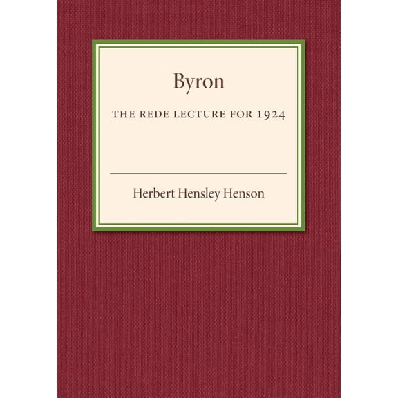 Byron, (Paperback)