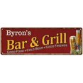 thumbnail image 1 of Byron's Bar and Grill Red Man Cave Decor 6x18 Sign 106180054139, 1 of 1