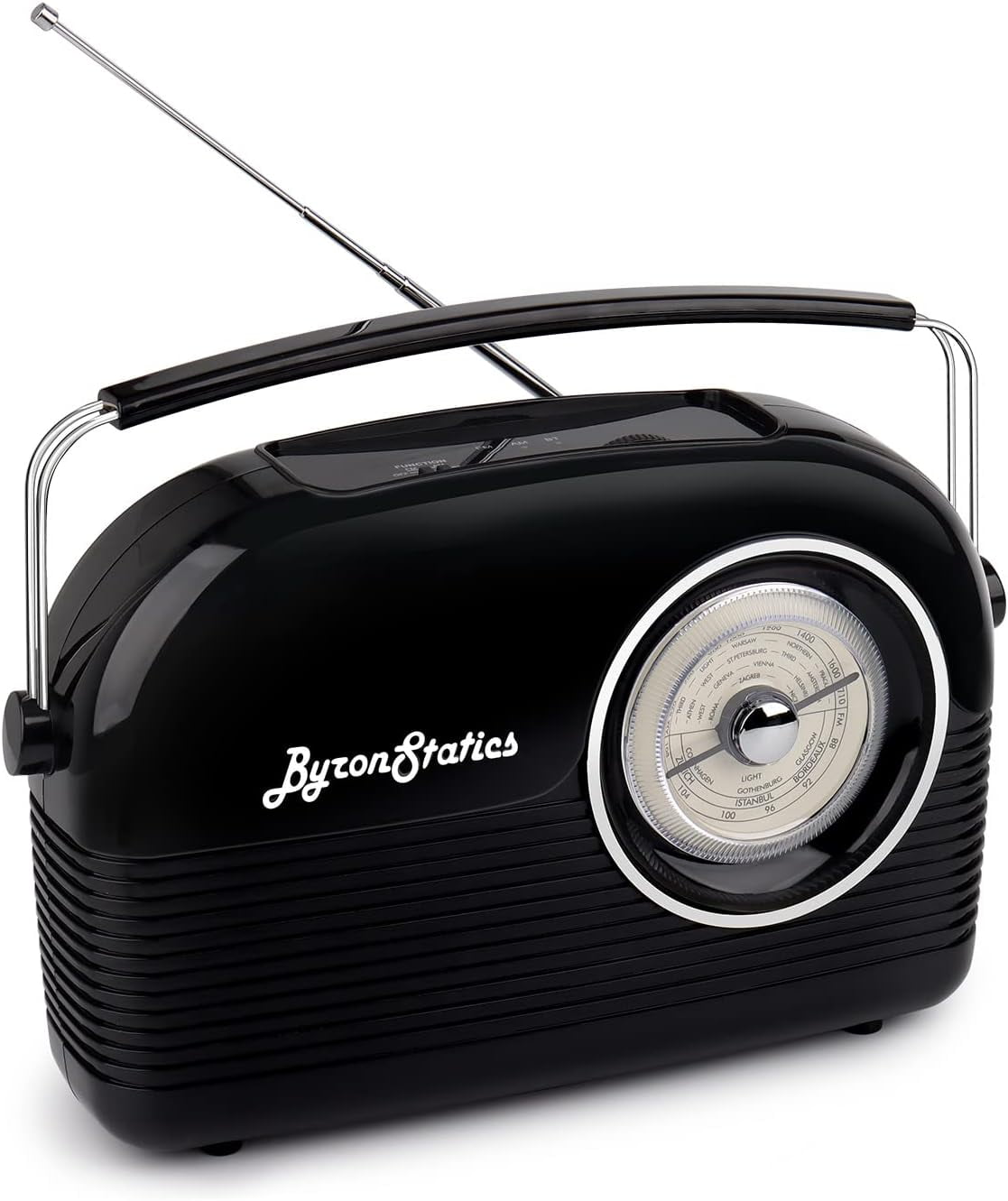ByronStatics Bluetooth Radios Portable AM FM Radio, AC 120V Power ...