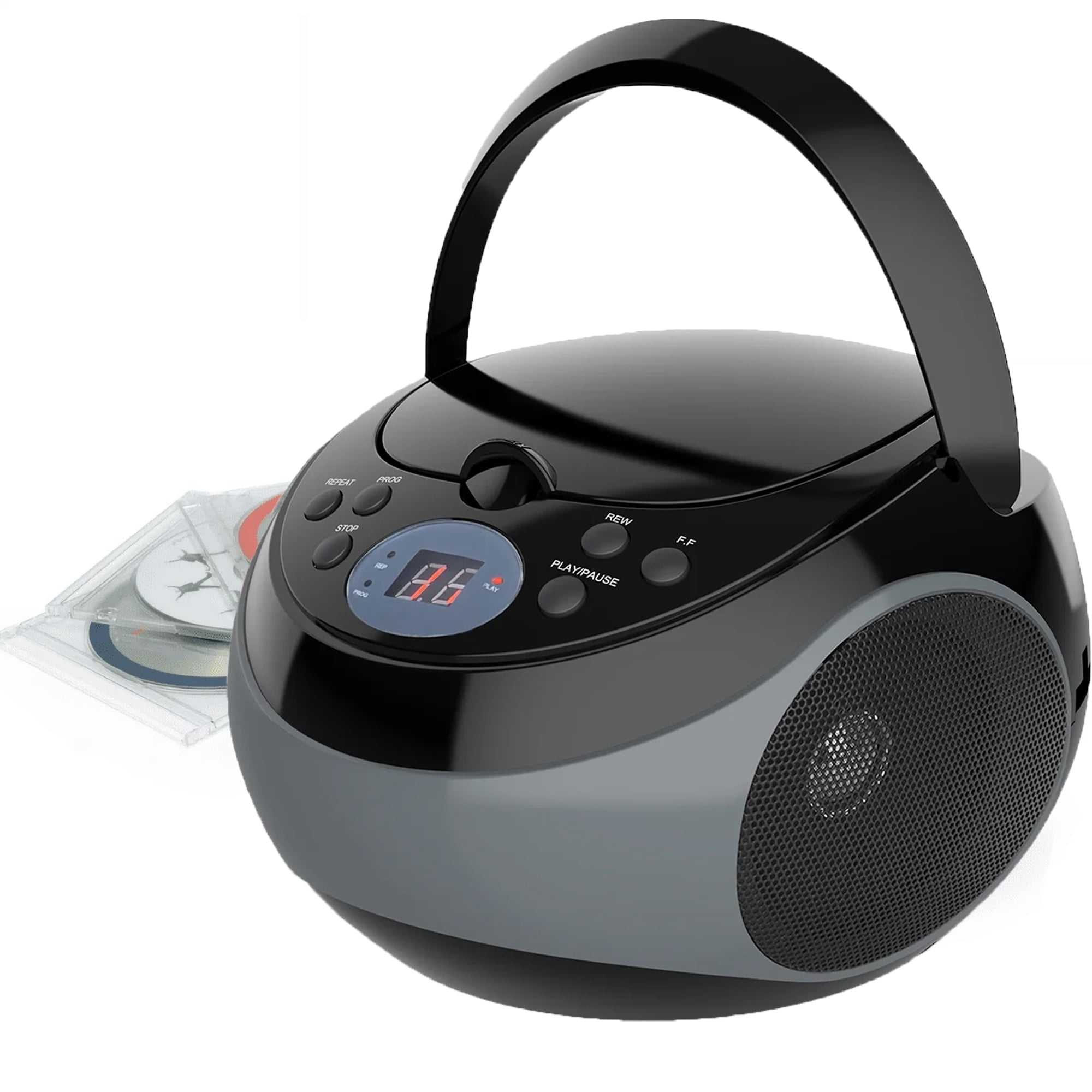 Coby CD/Radio Boombox, Black, CX-CD241 - Walmart.com