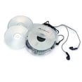 thumbnail image 1 of Byron Statics Portable CD Player, Personal Walkman CD Players, Powered DC or 2xAA Battery, Clear, 1 of 7