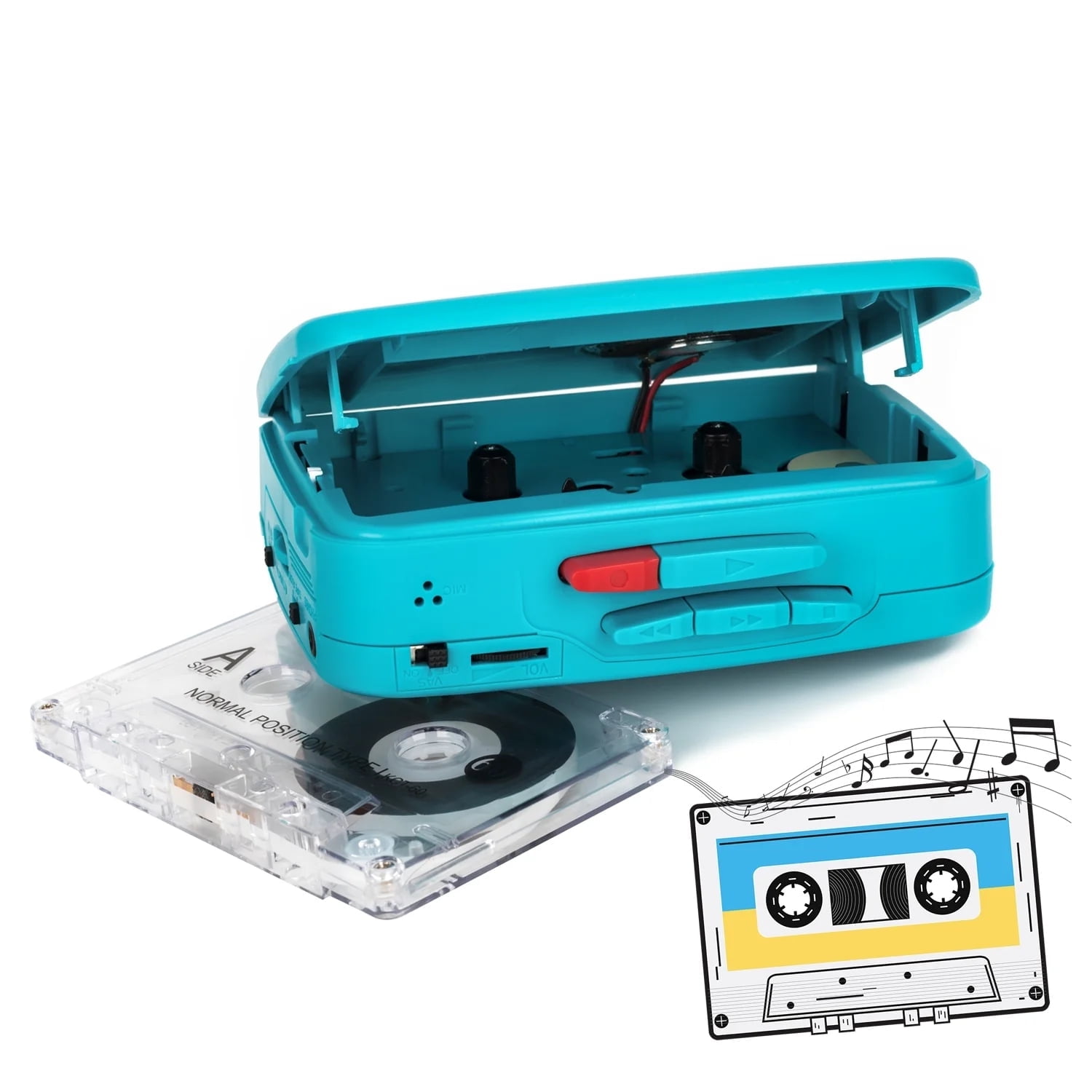 GPX Tape Recorder and AM/FM Radio with Built-in Speaker GPX Tape Recorder and AM/FM Radio with Built-in Speaker