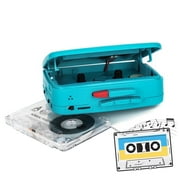 ByronStatics Portable Cassette Players, FM AM Radio Walkman Tape Player, Teal