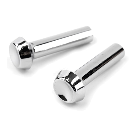 Byrxmo for Thunderbird for Ranch Wagon for Mustang for LTD for Galaxie for Falcon for Fairlane for Custom for Country Squire for Country Sedan 67 / Door Lock Knob Chrome Plastic /Tbird