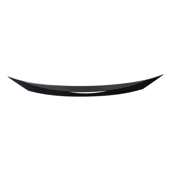 Byrxmo for Honda for Civic 2016-202 2016-2021 Gloss Black Front Hood Bumper Upper Trim Nose Cover HL-111459