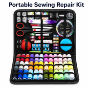 Byseng Portable Sewing Kit for Adults   229 PCS Sewing Repair Kit with Needle, Thread, Scissors & Accessories   Emergency Travel Sewing Kit for Home, Car, Beginners & Clothing Repair