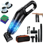 Byseng Cordless Car Vacuum, 10000PA Handheld Wet / Dry Vacuum Cleaner with 120W Powerful Motor and 2 HEAP Filter for Home and Car Use