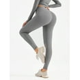 thumbnail image 1 of Byseng Leggings for Women Tummy Control, High Waisted, 4-Way Stretch Leggings (Gray) S, 1 of 6