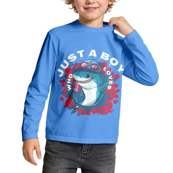 Bysome Big Boys Sweatshirts Teen Playful Crew Neck Long Sleeve Cartoon ...