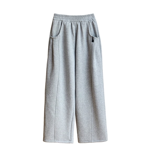 Bysome Child Girls Pants Wide Leg Loose Fit Trousers Elastic Waist Active Fall Pants Size 13-14 Years