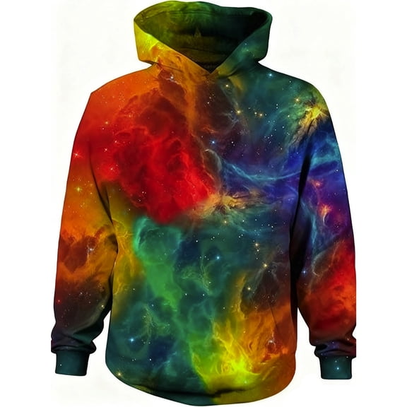 Bysome Little Boys Hoodies Child Trendy Hooded Long Sleeve 3D Print Daily Wear Purple Pullover Tops Size 9-10 T