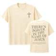 thumbnail image 1 of Bysome Summer Girls Shirts Letter Print Short Sleeve Crew Neck T-shirts Casual Girl Tees Size 2-3 Years Beige, 1 of 3