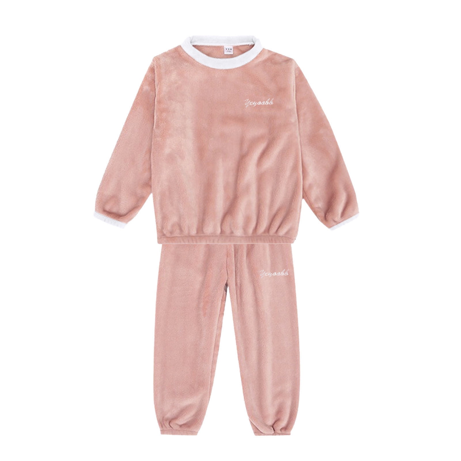 Toddler SP26 Floral Waffle Long Sleeve Sweatshirt and Jogger Pants Set (1-6y) - Ivory