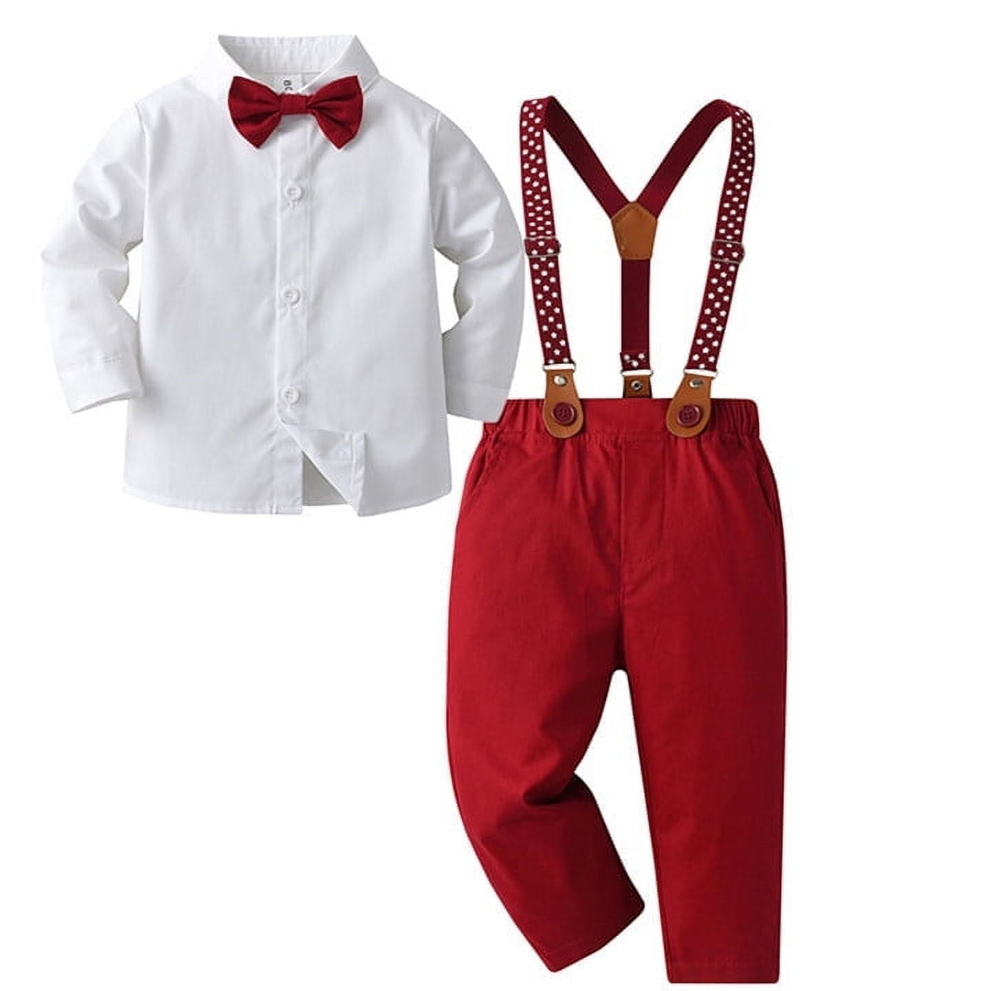 Blended Stuff Summer Dress For Baby Boy With Suspender And Cap main image 0