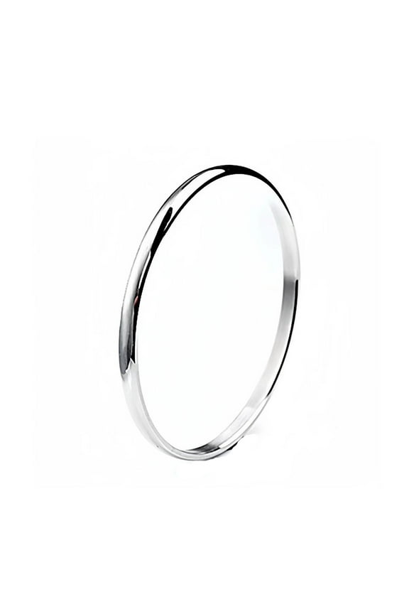 Silver Bracelet for Women Girls Bracelet Fashion Jewelry Solid Cuff Bangle Christmas Birthday Gift