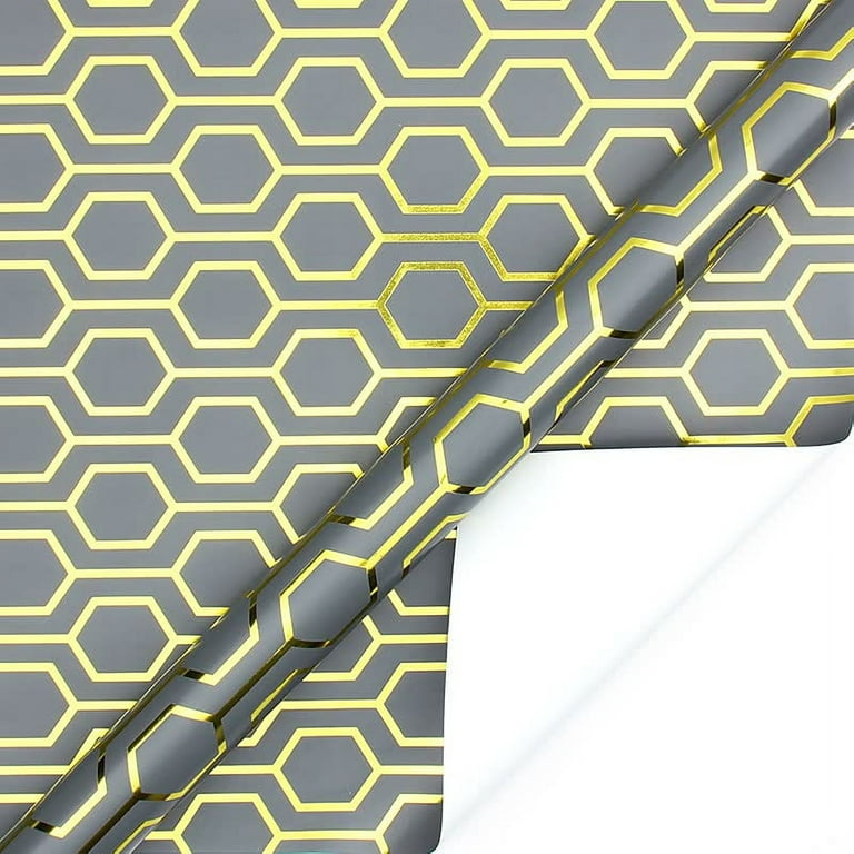 Byte Legend Bronzing Wrapping Paper Wave Dot Geometric Gift Wrapping Paper  Valentine's Day Birthday Flower Bouquet Wrapping Paper 