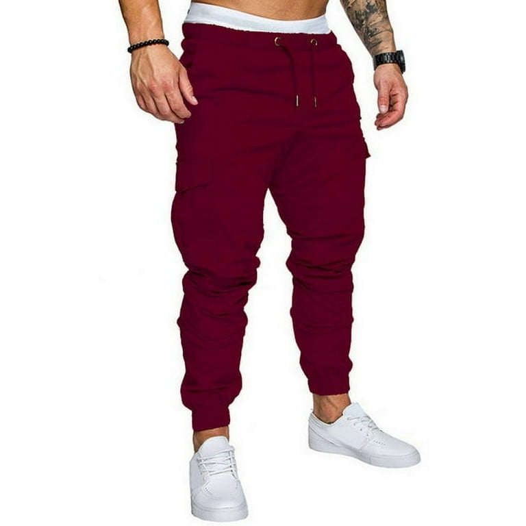 Ankle tie cargo pants hot sale