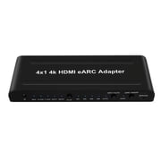 Bytecc HM2-401EARC 4 x 1 4K HDMI eARC Adapter, Black