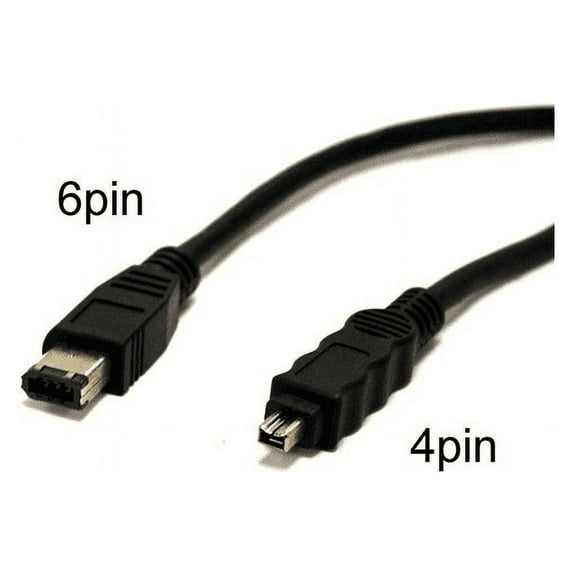 Bytecc FW6415K FireWire 400(IEEE1394a) Cables, 6pin to 4pin