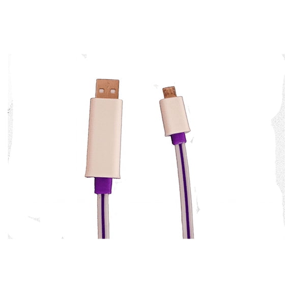 Bytecc U2MICRO-F3WP LED EL Micro USB Sync DATA Charging Cable