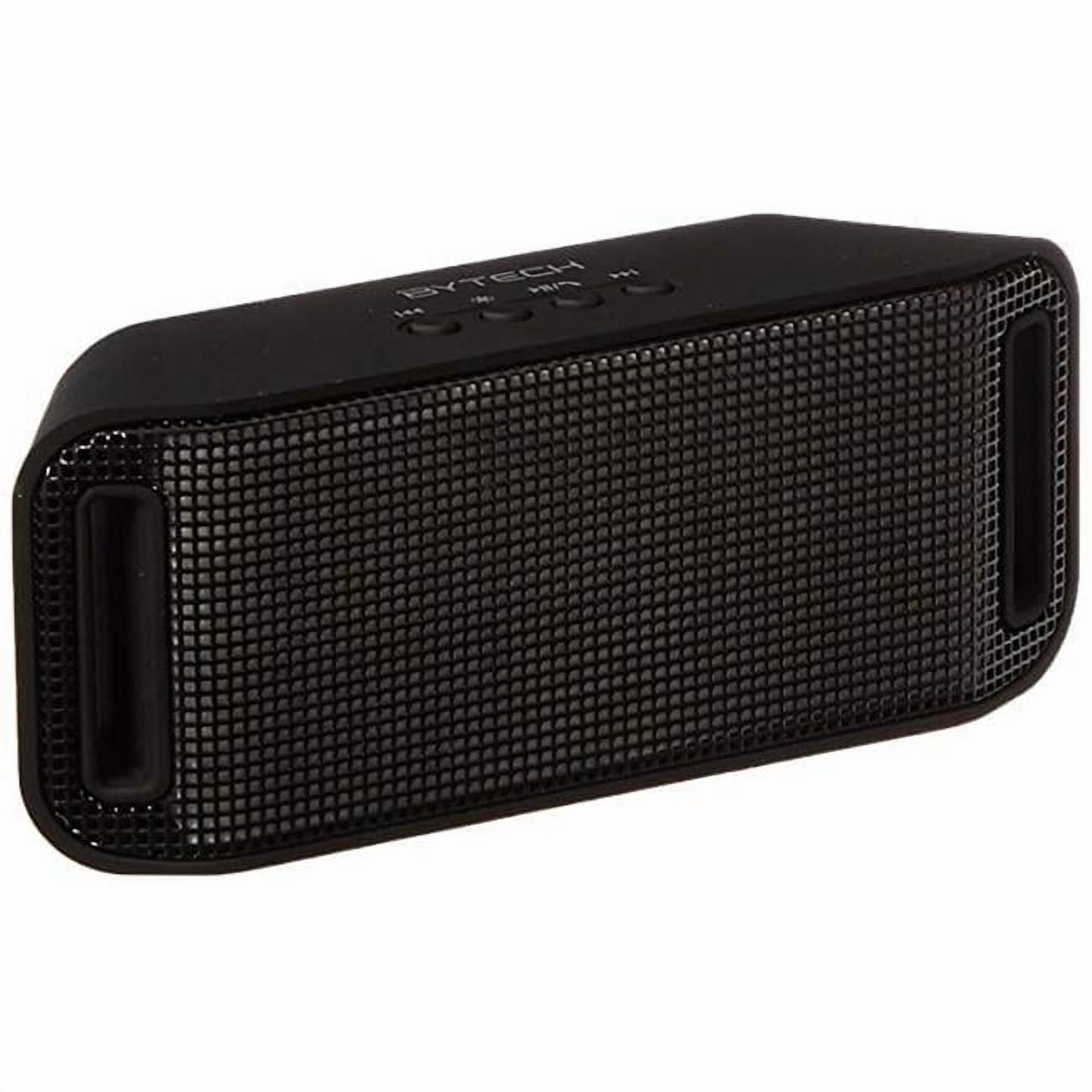 Bytech  12 in. Pill Bluetooth Speaker, Black