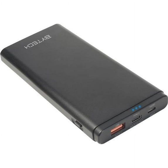 Bytech BYPB40108BK 4000W Dual USB Power Bank, Black