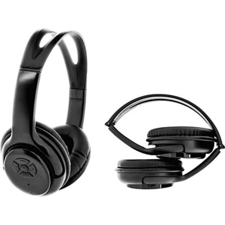 Bytech Bluetooth Noise-Canceling Over-Ear Headphones, Black, BYAUBO101BK