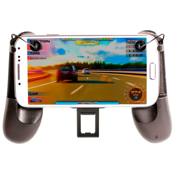 Bytech Expandable Mobile Holder Game Controller with Adjustable Suction Triggers