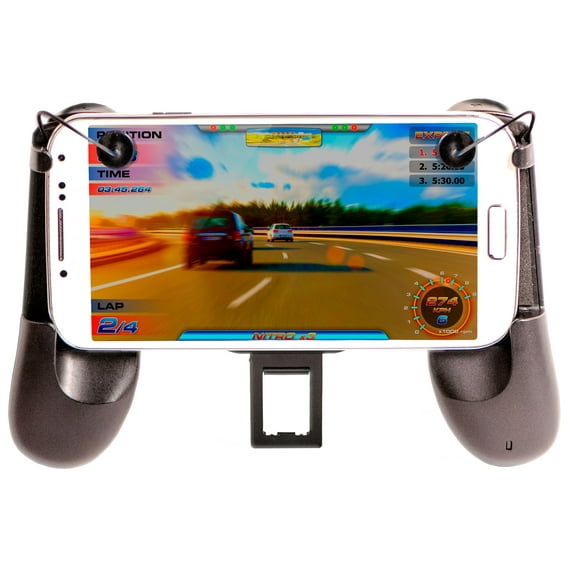 Bytech Expandable Mobile Holder Game Controller with Adjustable Suction Triggers for Smartphones