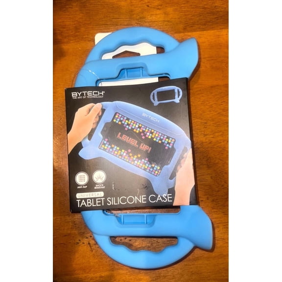 Bytech Universal Tablet Silicone Case-New-Shock Resistant-Blue-7-8 Tablets