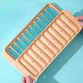 thumbnail image 1 of Byujiro 11-Cavity Long Cylinder Ice Stick Silicone Freeze Tray Slim Ice Column Mould for Water Bottles, Sports Drinks & Cocktails, Stackable Fridge Accessory for Summer Cold Beverage Prep, 1 of 5