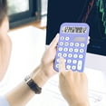 thumbnail image 1 of Byujiro 12-Digit Student Calculator Portable Cute Handheld Calculator with Clear LCD Display, Dual Power Solar & Battery Calculator for School, Office & Daily Use, 1 of 7