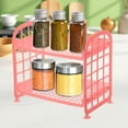 thumbnail image 1 of Byujiro 2-Tier Kitchen Countertop Storage Rack for Spices Pots Pans Utensils, Home Pantry Cupboard Organization, 1 of 6