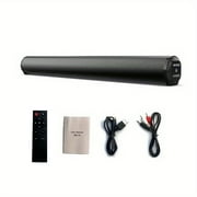 Byujiro 22 inches Sound Bars for TV Small Soundbar for TV Surround Sound System TV Sound Bar Speakers with Bluetooth/Optical/AUX Connection for PC/Gaming/Projectors