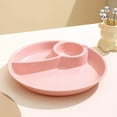 thumbnail image 1 of Byujiro 3-Compartment Food Plates Divided Plate Easy to Clean & Stackable for Home Daily Meals, Lunches & Meal Prep, 1 of 7