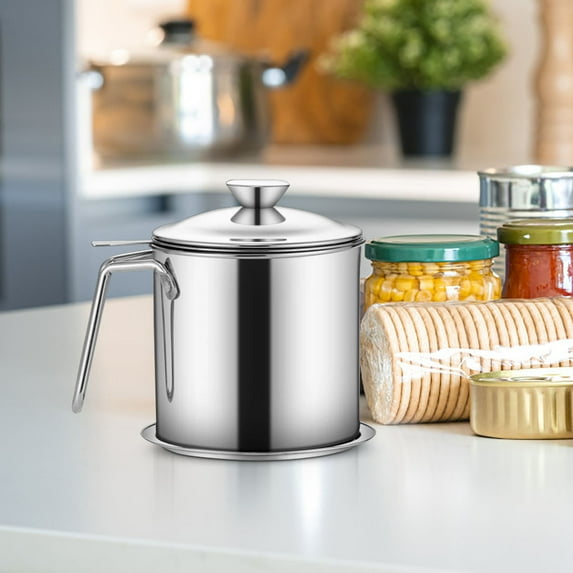 Byujiro 304 Stainless Steel Oil Filter for Home Kitchen Cooking & Fried Oil Storage