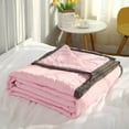 thumbnail image 1 of Byujiro 39x55 Inch Washed Cotton Summer Cooling Blanket for Kids, Machine Washable Lightweight Air Conditioner Comforter Soft Breathable Quilted Thin Quilt for Toddler Nap, Bed & Home Use, 1 of 5
