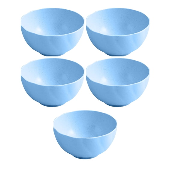 Byujiro 5-Pack Bowls 6-inch Dinner Bowl Lightweight Easy to Clean & Stackable Tableware