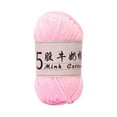 thumbnail image 1 of Byujiro 5-Ply Braided Cotton Yarn Doll Crochet DIY Knitting Thread Baby Sweater Wool Ball, 1.76oz Skein, 1 of 6