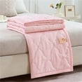 thumbnail image 1 of Byujiro 59x79 Inch Washed Cotton Summer Cooling Blanket Soft Breathable Air Conditioner Comforter Lightweight Quilt for Hot Sleepers, Bed & Home Use, 1 of 7