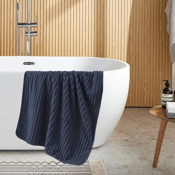Byujiro Bath Towel 27.5"x55" Heart Soft Absorbent Quick-Dry Bath Towel for Adults, Bathroom Beach Pool Spa Home Daily Use