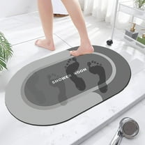 Byujiro Bathtub Mat Non Slip Bath Rug Super Absorbent Dry Non Slip Backing Washable Bathroom Floor Mats Shower Rug for in Front of Bathtub Shower Room