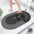 thumbnail image 1 of Byujiro Bathtub Mat Non Slip Bath Rug Super Absorbent Dry Non Slip Backing Washable Bathroom Floor Mats Shower Rug for in Front of Bathtub Shower Room, 1 of 7