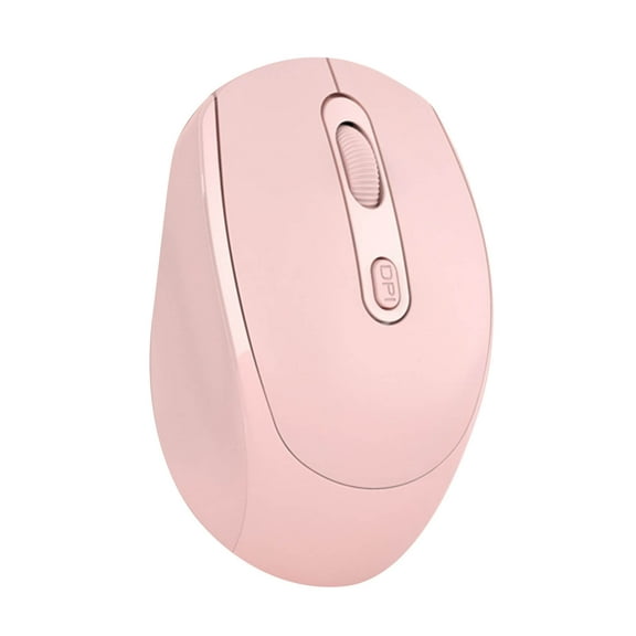 Byujiro Bluetooth 5.1 Silent Wireless Computer Mouse, Battery Powered Quiet Click Office Mice, Curved Ergonomic Palm Support Design, Plug & Play Mini Receiver, Universal Fit for Laptop, Desktop